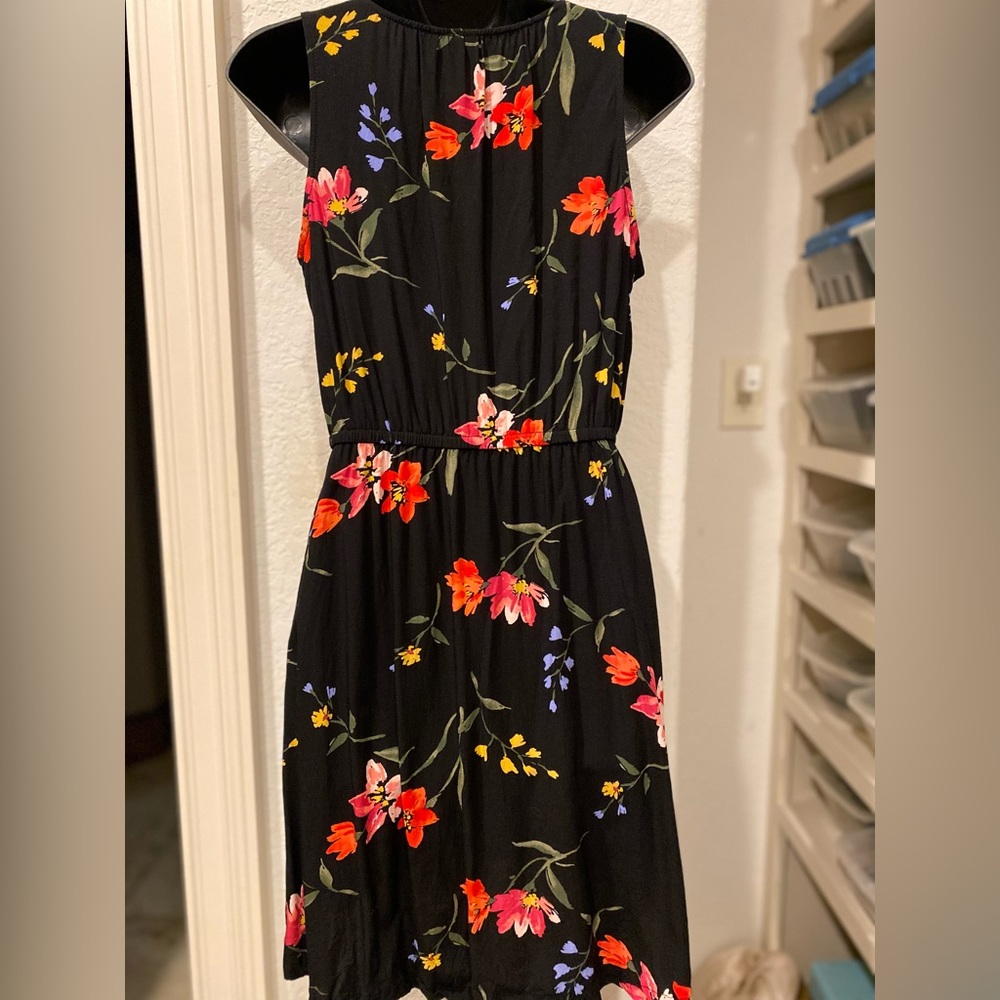 Black Floral Sundress